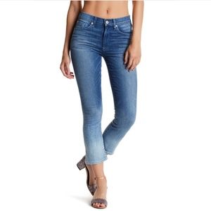 Hudson Harper High Rise Crop Flare NEW